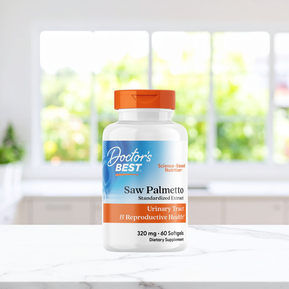 Doctor's Best Saw Palmetto with Prosterol, Standardized Extract, 320 mg, 60 Softgels