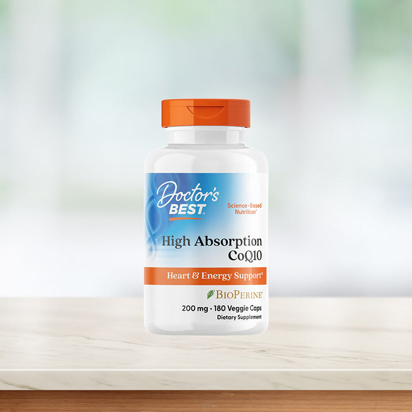Doctor's Best High Absorption CoQ10 with BioPerine, 200 mg, 180 Veggie Caps