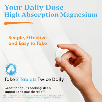 Doctor's Best High Absorption Magnesium, 100 mg, 120 Tablets