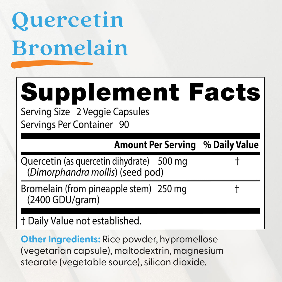 Doctor's Best Quercetin Bromelain, 180 Veggie Caps