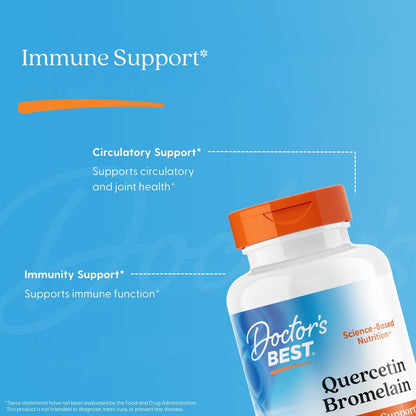 Doctor's Best Quercetin Bromelain, 180 Veggie Caps