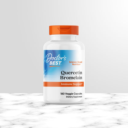Doctor's Best Quercetin Bromelain, 180 Veggie Caps