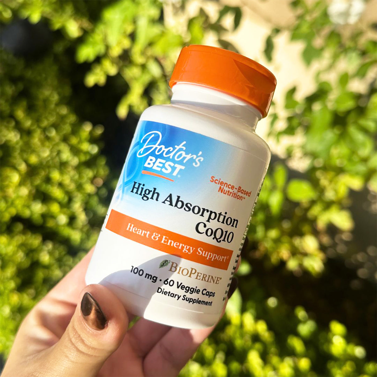 Doctor's Best High Absorption CoQ10 with BioPerine, 100 mg, 60 Veggie Caps
