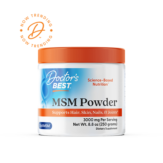 Doctor's Best MSM Powder with OptiMSM, 8.8 oz (250 g)