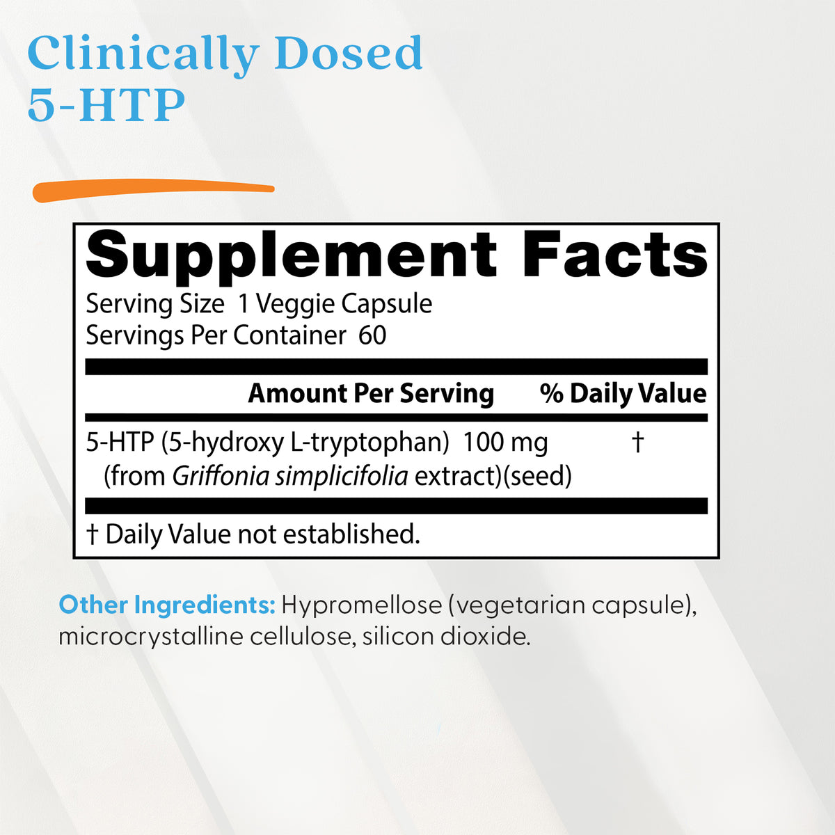 Doctor's Best 5-HTP, 100 mg, 60 Veggie Caps