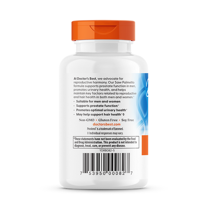 Doctor's Best Saw Palmetto with Prosterol, Standardized Extract, 320 mg, 60 Softgels