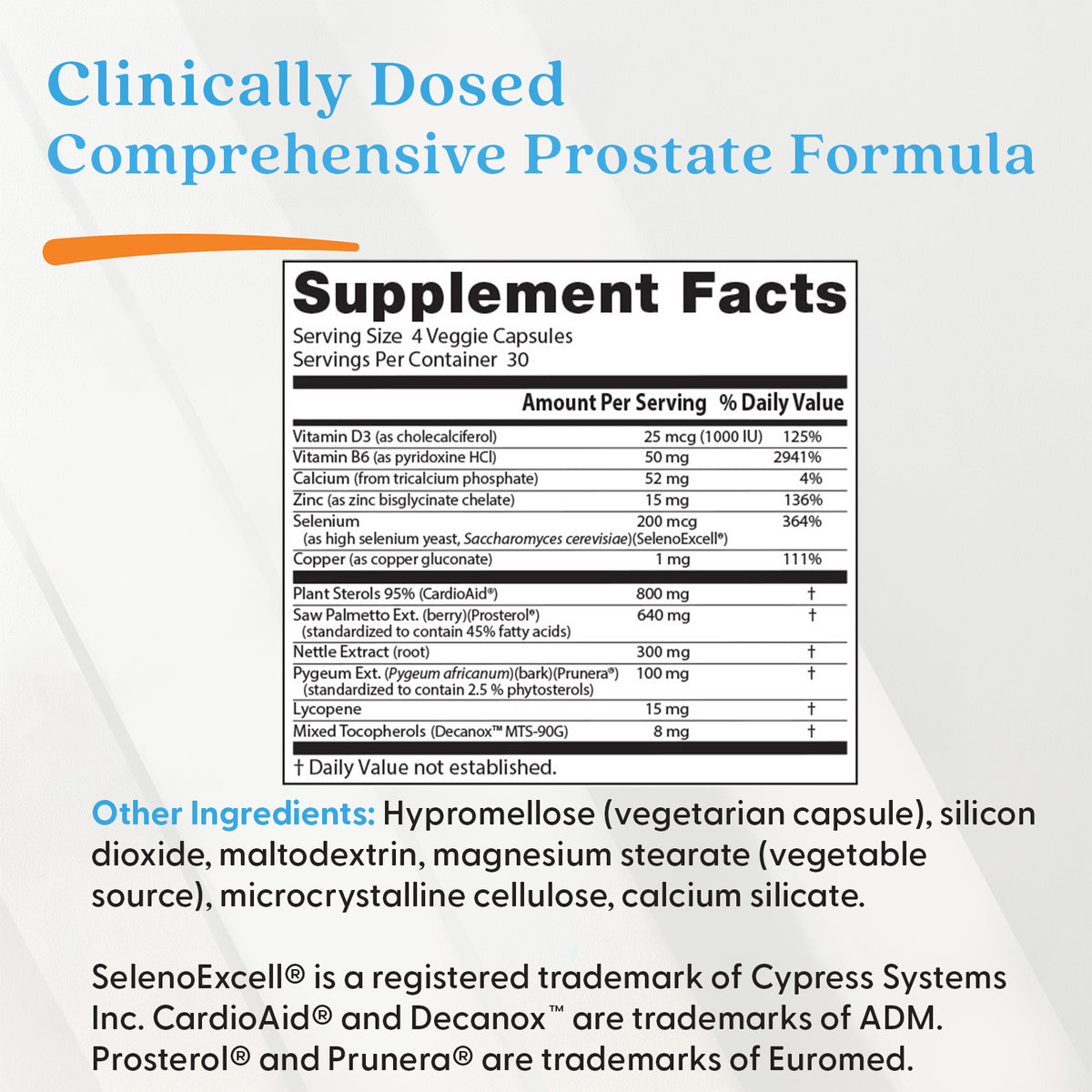 Doctor's Best Comprehensive Prostate Formula, 120 Veggie Caps