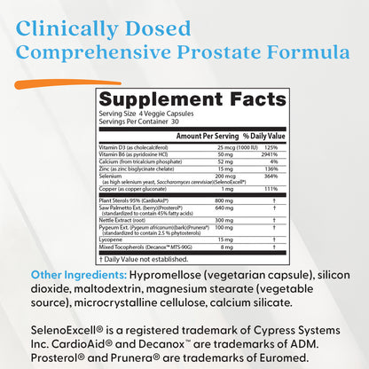 Doctor's Best Comprehensive Prostate Formula, 120 Veggie Caps