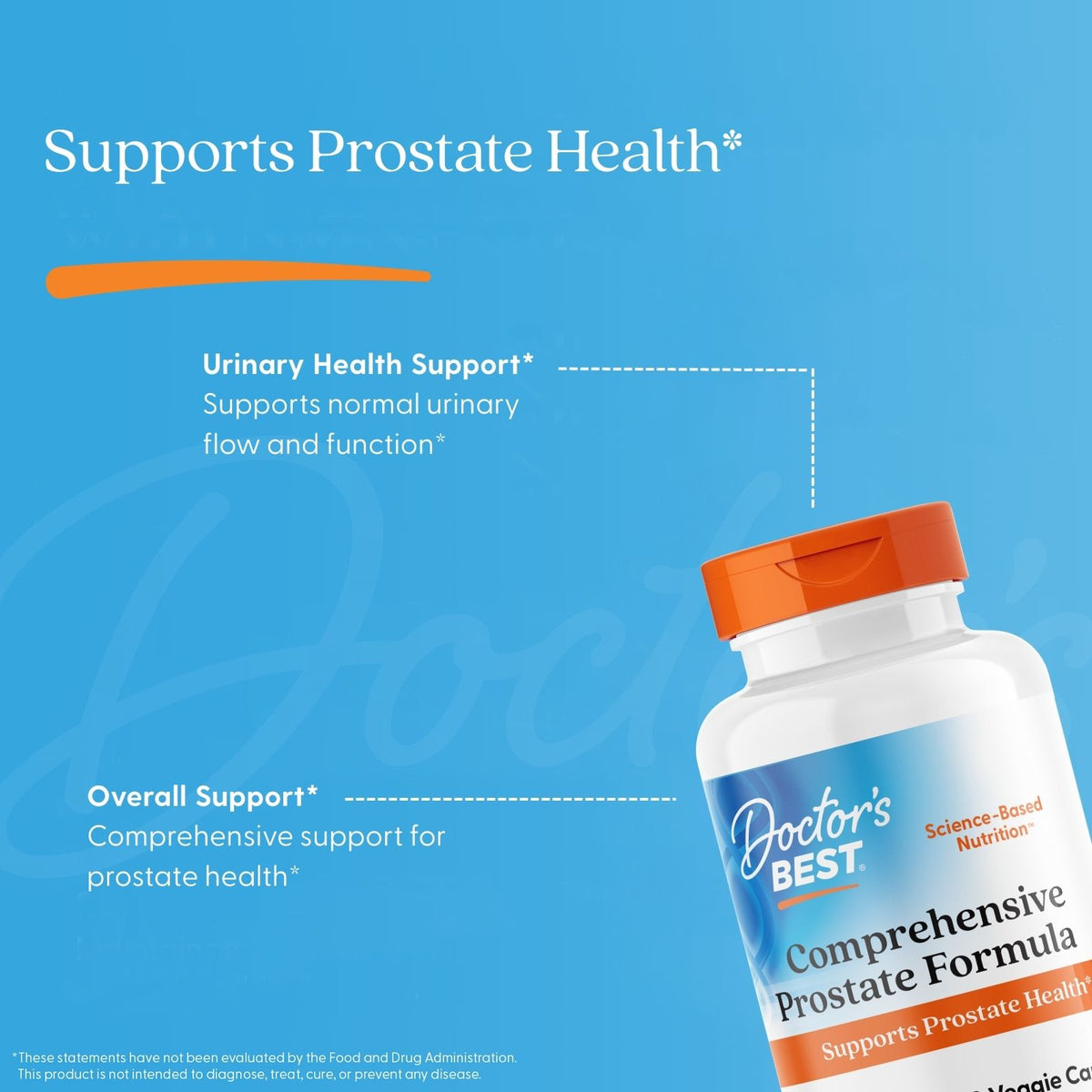 Doctor's Best Comprehensive Prostate Formula, 120 Veggie Caps