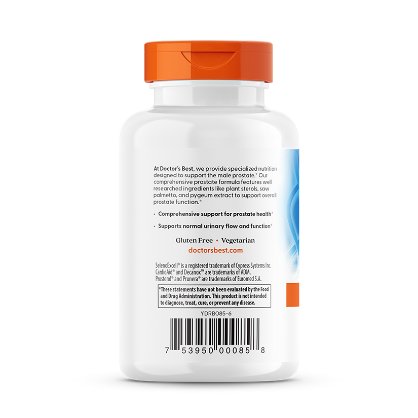 Doctor's Best Comprehensive Prostate Formula, 120 Veggie Caps