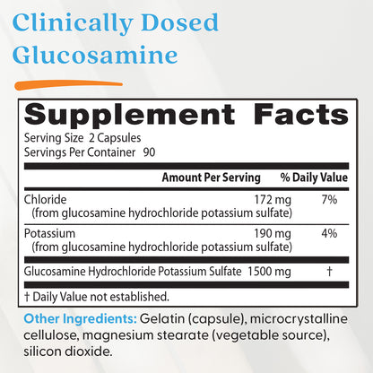 Doctor's Best Glucosamine Sulfate, 750 mg, 180 Capsules
