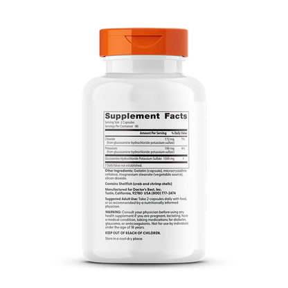 Doctor's Best Glucosamine Sulfate, 750 mg, 180 Capsules