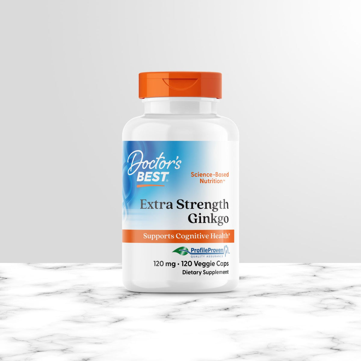 Doctor's Best Extra Strength Ginkgo, 120 mg, 120 Veggie Caps
