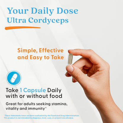 Doctor's Best Ultra Cordyceps, 750 mg, 60 Veggie Caps