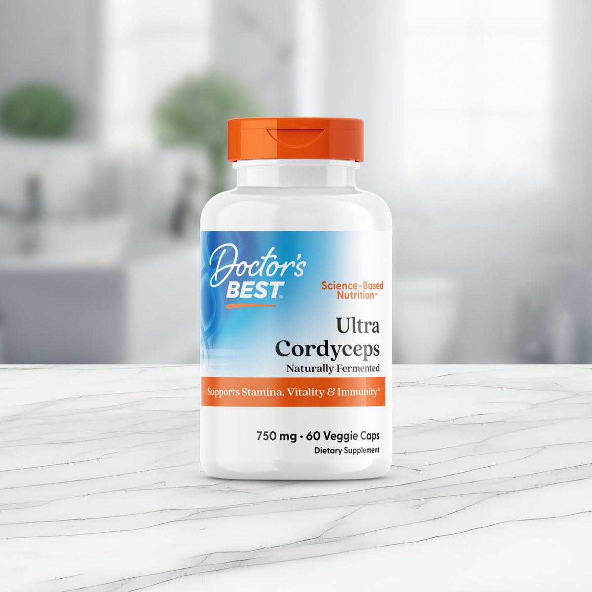 Doctor's Best Ultra Cordyceps, 750 mg, 60 Veggie Caps