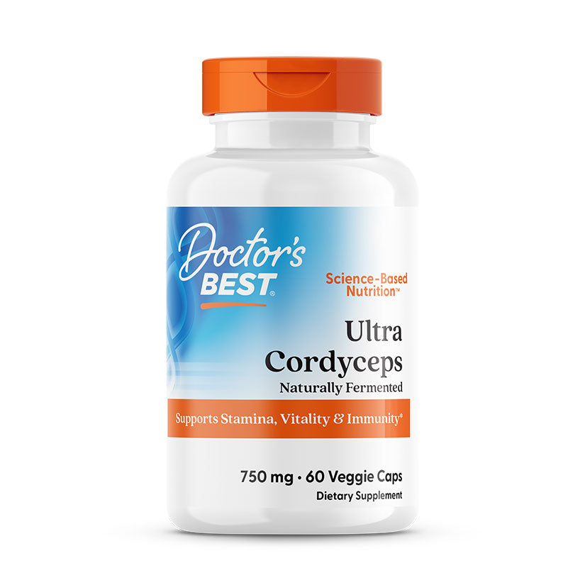 Doctor's Best Ultra Cordyceps, 750 mg, 60 Veggie Caps