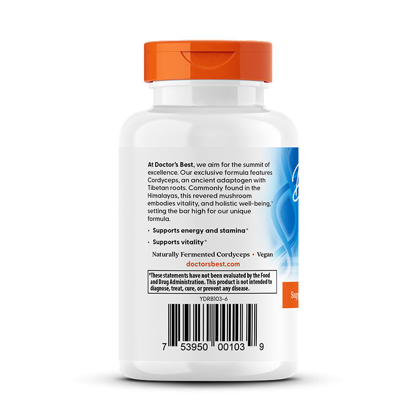 Doctor's Best Ultra Cordyceps, 750 mg, 60 Veggie Caps