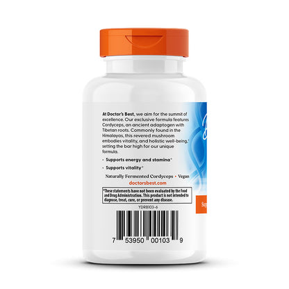 Doctor's Best Ultra Cordyceps, 750 mg, 60 Veggie Caps