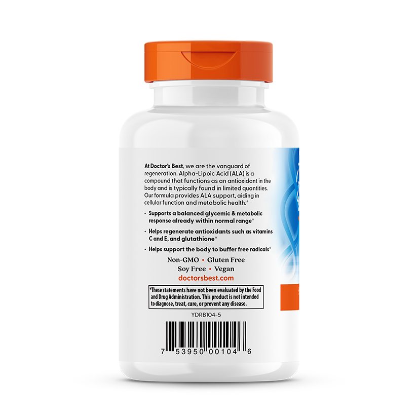 Doctor's Best Alpha-Lipoic Acid, 150 mg, 120 Veggie Caps