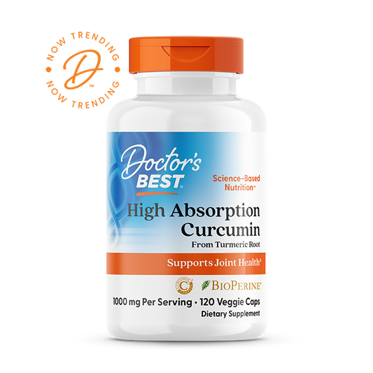 Doctor's Best High Absorption Curcumin, 1000 mg Per Serving, 120 Capsules