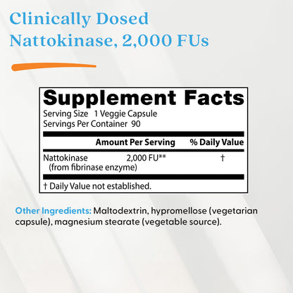 Doctor's Best Nattokinase, 2,000 FUs, 90 Veggie Caps