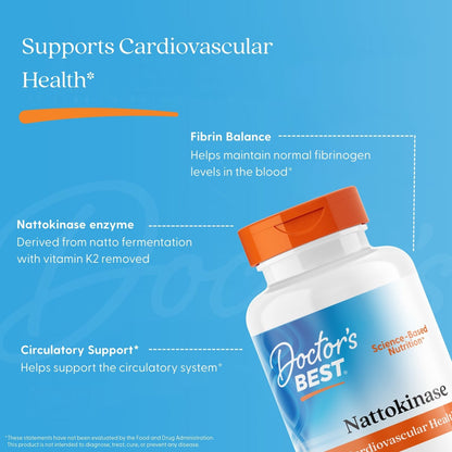 Doctor's Best Nattokinase, 2,000 FUs, 90 Veggie Caps