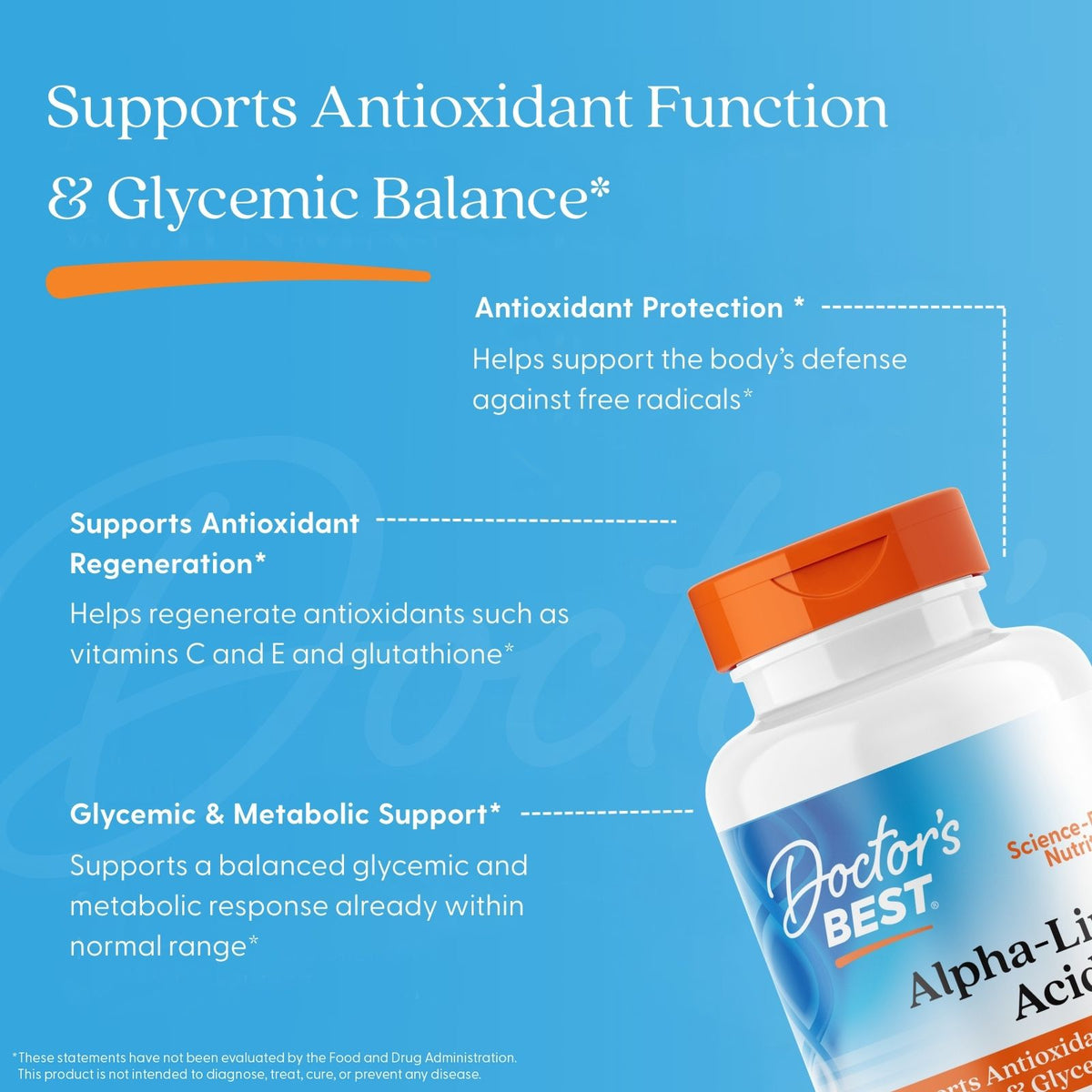 Doctor's Best Alpha-Lipoic Acid, 600 mg, 60 Veggie Caps
