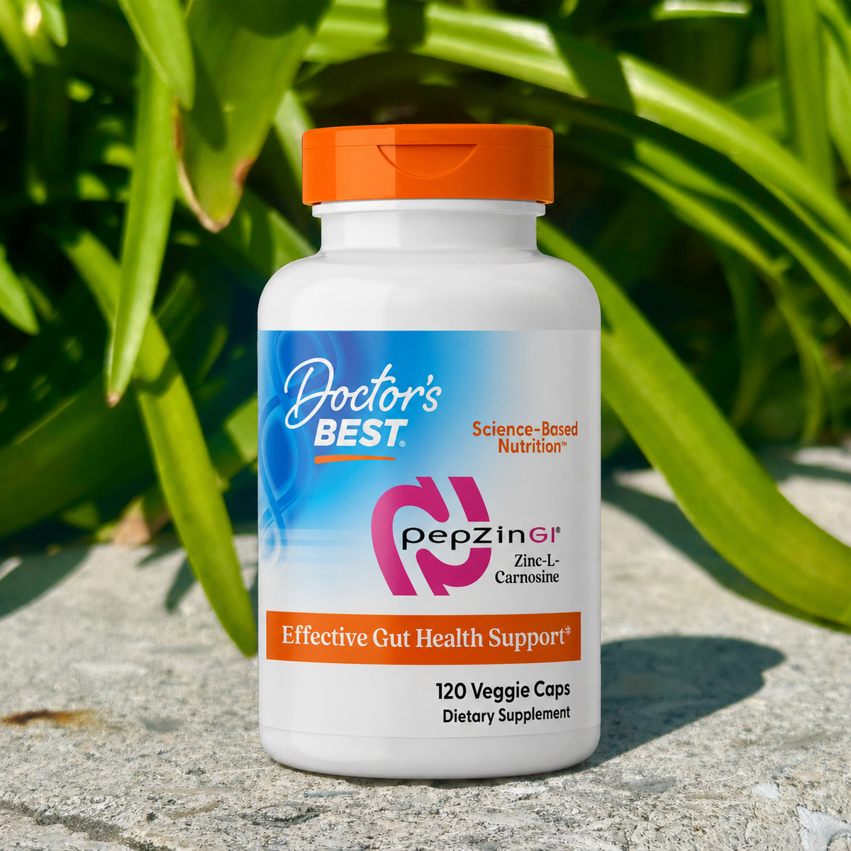 Doctor's Best PepZin GI, Zinc-L-Carnosine Complex, 120 Veggie Caps