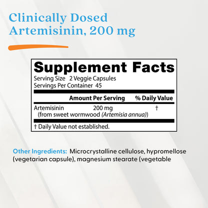 Doctor's Best Artemisinin, 100 mg, 90 Veggie Caps