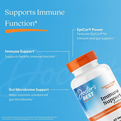 Doctor's Best Immune Support, 500 mg, 60 Veggie Caps