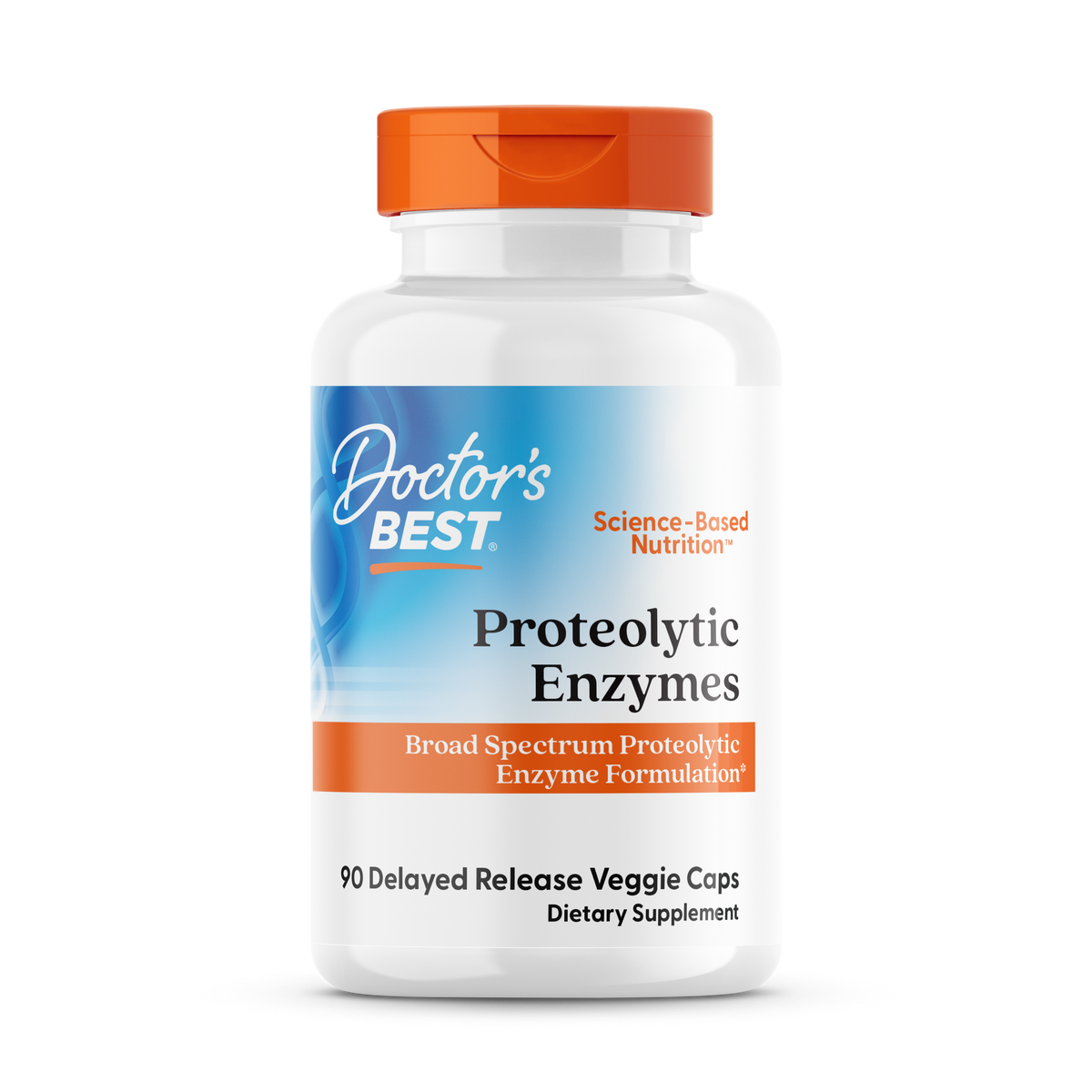 Doctor's Best Proteolytic Enzymes, 90 Delayed Release Veggie Caps