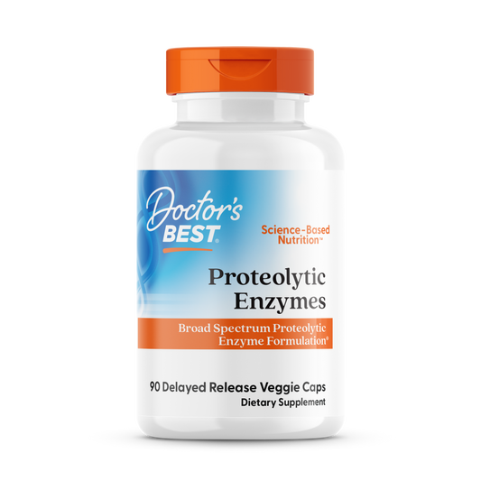 Doctor's Best Proteolytic Enzymes, 90 Delayed Release Veggie Caps