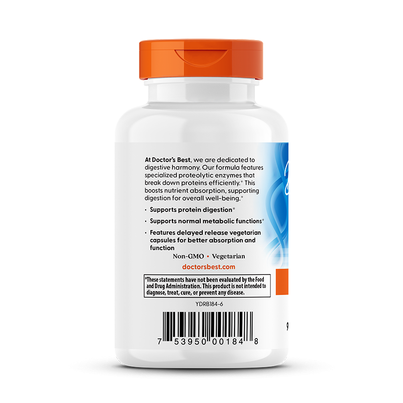 Doctor's Best Proteolytic Enzymes, 90 Delayed Release Veggie Caps