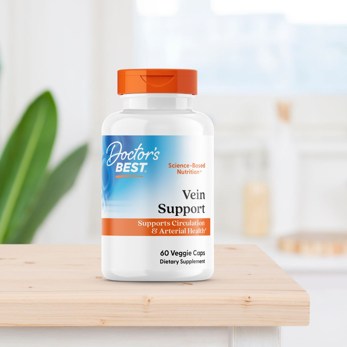 Doctor's Best Vein Support with DiosVein and MenaQ7, 60 Veggie Caps