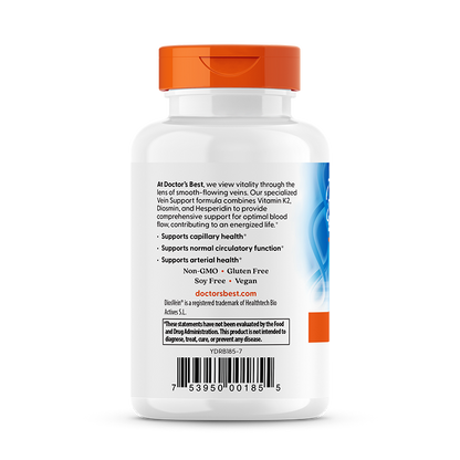 Doctor's Best Vein Support with DiosVein and MenaQ7, 60 Veggie Caps