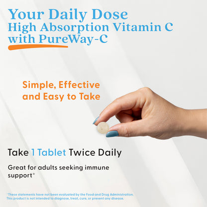 Doctor's Best High Absorption Vitamin C with PureWay-C, 500 mg, 60 Tablets
