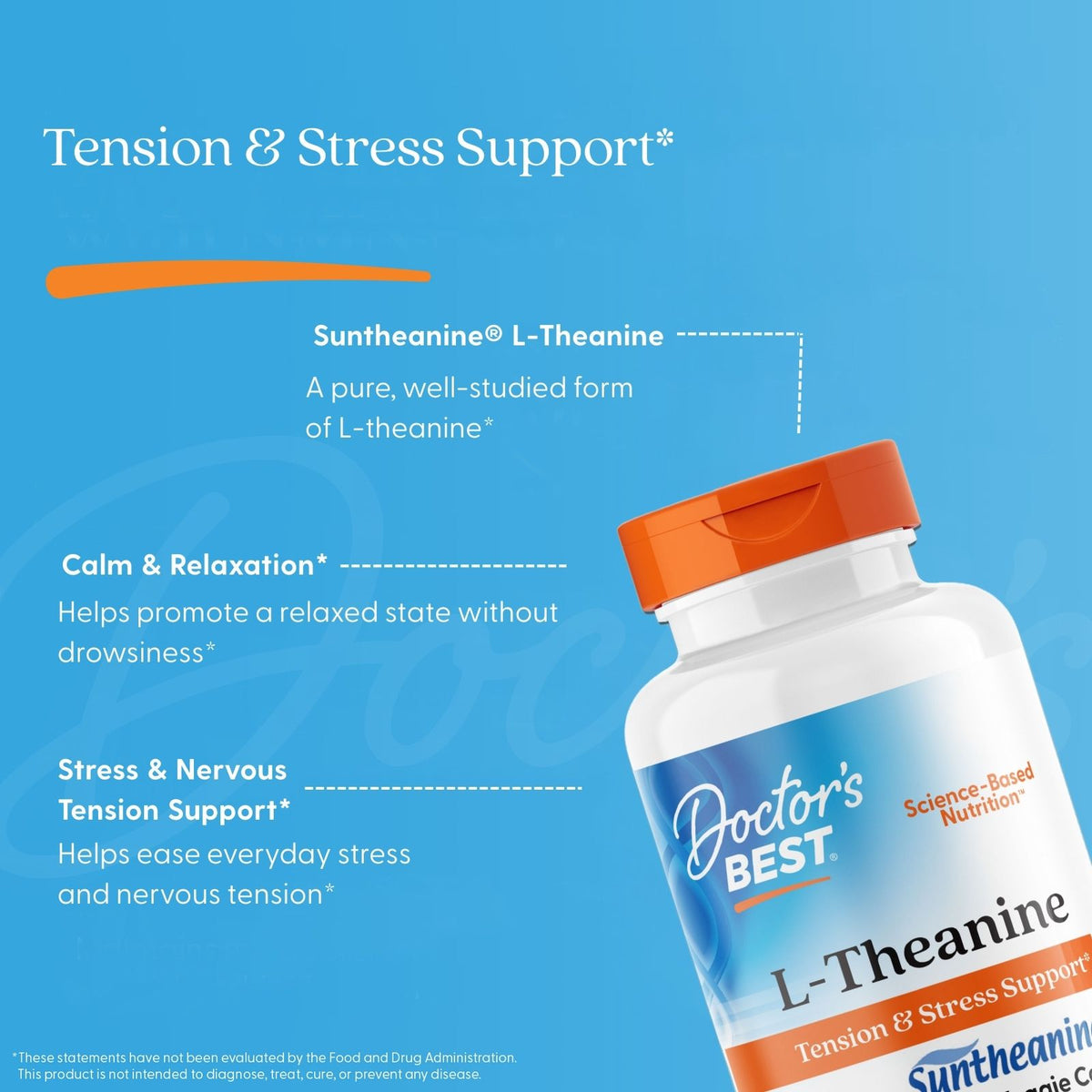 Doctor's Best L-Theanine with Suntheanine, 150 mg, 90 Veggie Caps