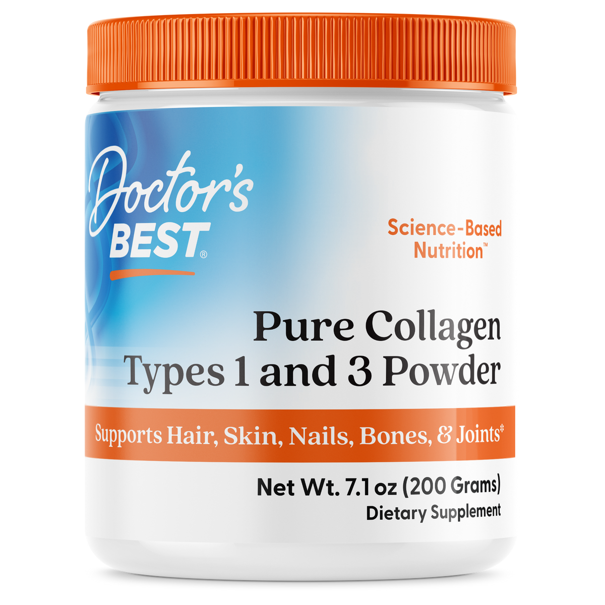 Doctor's Best Pure Collagen Types 1 and 3 Powder, 7.1 oz (200 g)