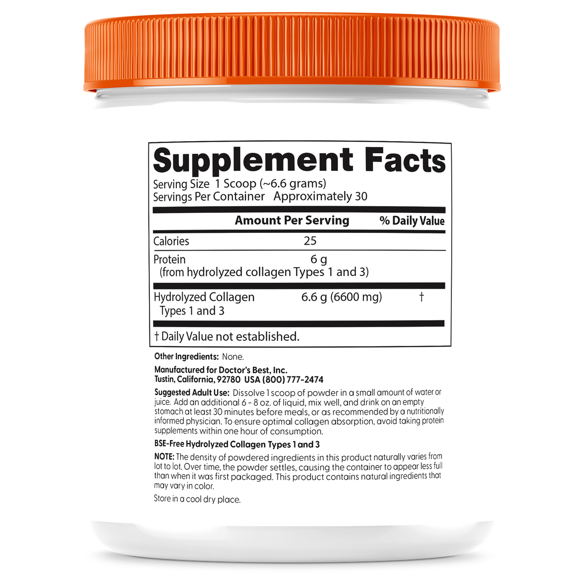 Doctor's Best Pure Collagen Types 1 and 3 Powder, 7.1 oz (200 g)
