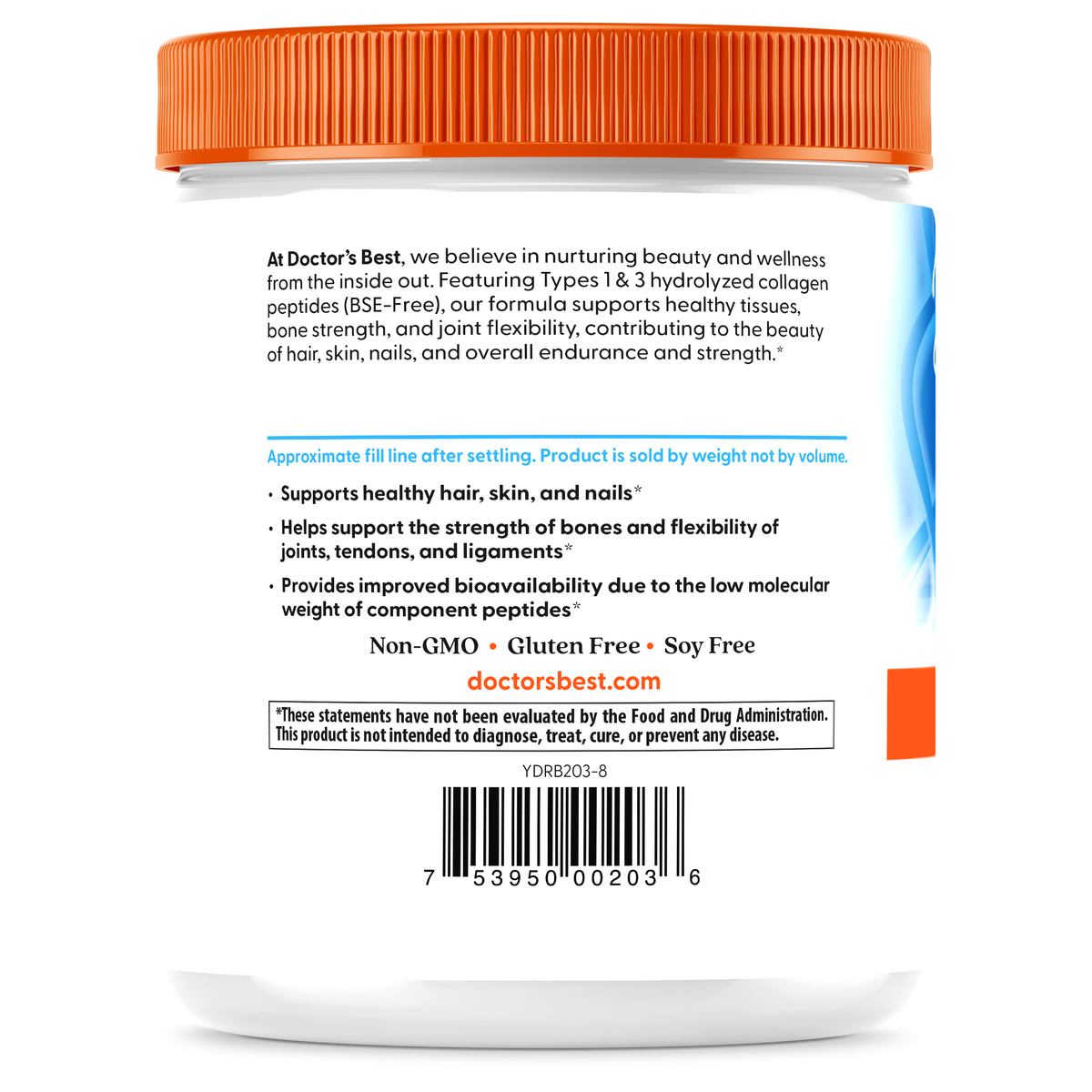 Doctor's Best Pure Collagen Types 1 and 3 Powder, 7.1 oz (200 g)