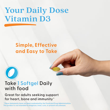 Doctor's Best Vitamin D3, 25 mcg (1,000 IU), 180 Softgels