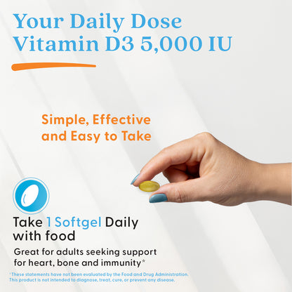 Doctor's Best Vitamin D3, 125 mcg (5,000 IU), 180 Softgels