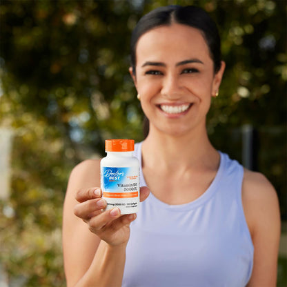 Doctor's Best Vitamin D3, 125 mcg (5,000 IU), 180 Softgels
