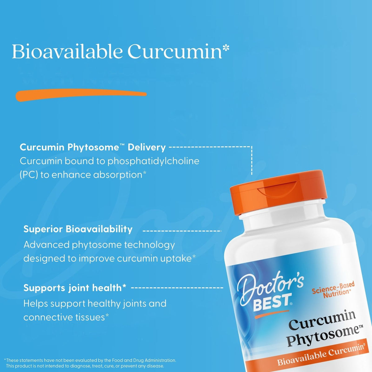 Doctor's Best Curcumin Phytosome with Meriva, 500 mg, 60 Veggie Caps