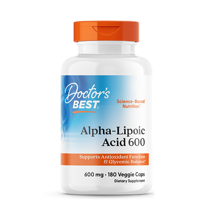 Doctor's Best Alpha-Lipoic Acid 600, 600 mg, 180 Veggie Caps