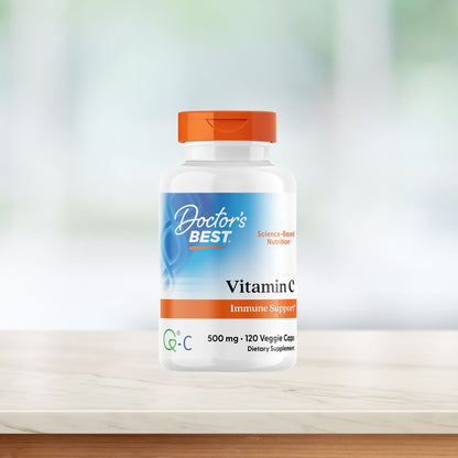Doctor's Best Vitamin C with Q-C, 500 mg, 120 Veggie Caps