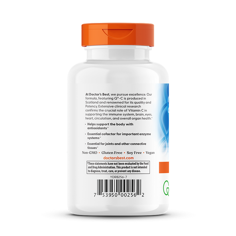 Doctor's Best Vitamin C with Q-C, 500 mg, 120 Veggie Caps