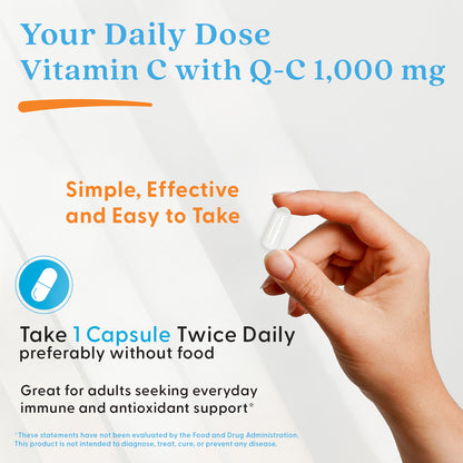 Doctor's Best Vitamin C with Q-C, 1,000 mg, 120 Veggie Caps