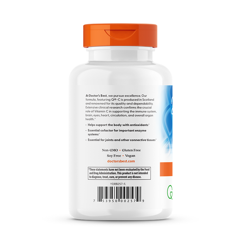 Doctor's Best Vitamin C with Q-C, 1,000 mg, 120 Veggie Caps