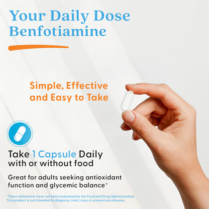 Doctor's Best Benfotiamine with BenfoPure, 150 mg, 360 Veggie Caps